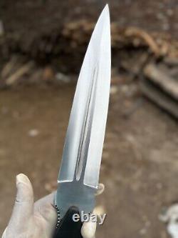 Ubr Custom Handmade D2 Tool Steel Hunting Dagger Knife With Micarta Handle