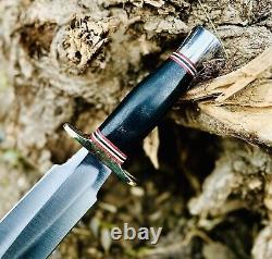 Ubr Custom Handmade D2 Tool Steel Hunting Dagger Knife With Micarta Handle