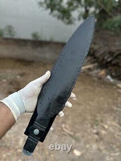 Ubr Custom Handmade D2 Tool Steel Hunting Dagger Knife With Micarta Handle