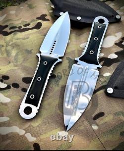 Ubr Custom Handmade D2 Tool Steel Sbd Fishing Dagger Knife With Micarta