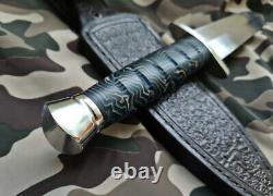 Ubr Custom Handmade D2-tool Steel Hunting Dagger Knife With Raizen Handle