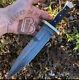 Ubr Custom Handmade Damascus Steel Hunting Dagger Knife With Micarta Handle