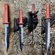 Ubr Custom Handmade High Carbon Steel Hunting Dagger Knife With Leather Sheath