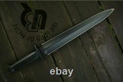 Ubr Custom Handmade High Carbon Steel Hunting Dagger Knife With Micarta Handle