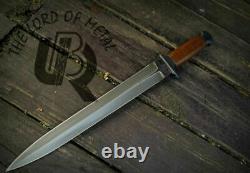 Ubr Custom Handmade High Carbon Steel Hunting Dagger Knife With Micarta Handle