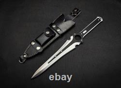 Ubr Custom Handmade High Carbon Steel Persona Joker Dagger Knife With Sheath