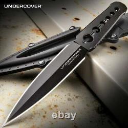 Undercover CIA Stinger Dual Edge Dagger Spike Full Tang Boot Knife UC3344 Kydex