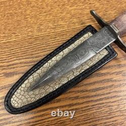 Unique! Handmade Damascus Dagger
