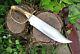 Unique Style Custom Handmade D2 Steel Hunting Tactical Dagger Knife Stag