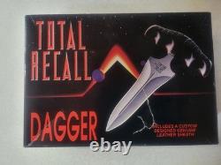 United Cutlery Total Recall Dagger #UC485 withSheath, COA, and Original Box