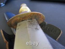 VINTAGE BRITISH BABY 9 FAIRBAIRN SYKES DAGGER STYLE FIGHTING KNIFE With SHEATH