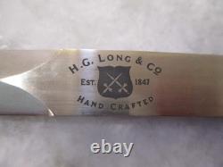 VINTAGE H. G. LONG & CO 3 THUMB DAGGER + 7 LAPEL DAGGER KNIFE SET (2) withSHEATHS