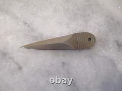 VINTAGE H. G. LONG & CO 3 THUMB DAGGER + 7 LAPEL DAGGER KNIFE SET (2) withSHEATHS