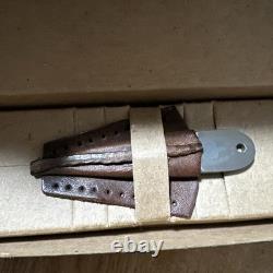 VINTAGE H. G. LONG & Co. HANDCRAFTED OSS 3 LAPEL DAGGER THUMB KNIFE, SHEATH