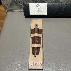 VINTAGE H. G. LONG & Co. HANDCRAFTED OSS 5 LAPEL DAGGER KNIFE, SHEATH