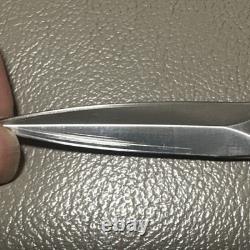 VINTAGE H. G. LONG & Co. HANDCRAFTED OSS 5 LAPEL DAGGER KNIFE, SHEATH