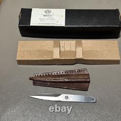 VINTAGE H. G. LONG & Co. HANDCRAFTED OSS 5 LAPEL DAGGER KNIFE, SHEATH