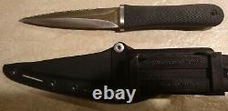 VINTAGE RARE SOG Pentagon SEKI JAPAN Combat Boot Fixed Blade Knife Dagger Kydex