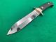 Voorhis 10-1/2 Dagger Custom Fighter 6 Tapered Tang Scarce Knife With Case