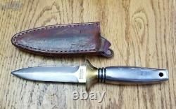 VTG Kershaw KAI Japan Special Agent Fixed Blade Boot Knife Dagger WithSheath
