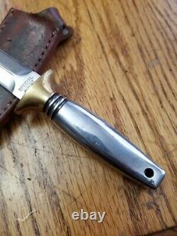 VTG Kershaw KAI Japan Special Agent Fixed Blade Boot Knife Dagger WithSheath