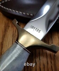 VTG RARE Gerber USA Mark I MK1 Presentation Stag Handle Boot Knife Dagger MIB
