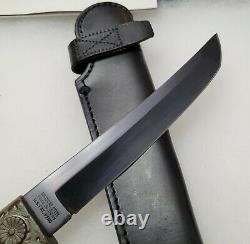 VTG RARE Parker Cut Co Japan Camo Tanto Survival Boot Knife Dagger NMIB