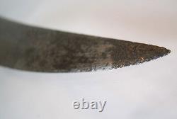 VTG WWIIFAR EAST/FILIPINOTALIBON FIGHTING KNIFE SCABBARDCARVED Wood Metal