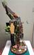 Viking Set. Ax, Damascus Knife, Damascus Dagger, Sheaths And Stand. New