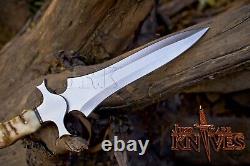 Vikings Dagger, Custom Made D2 Tool Steel, Tacitcal, Hunting, Combat Knife