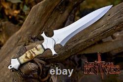 Vikings Dagger, Custom Made D2 Tool Steel, Tacitcal, Hunting, Combat Knife