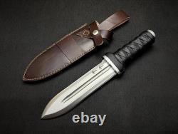 Vinland Saga Handmade Thorfinn daggers with Leather Sheath D2 Steel Anime