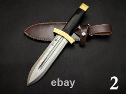 Vinland Saga Handmade Thorfinn daggers with Leather Sheath D2 Steel Anime