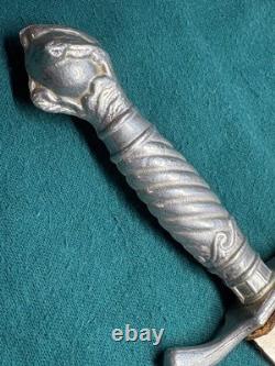 Vintage 1940s Korium Forged Solingen Germany Claw & Ball Dagger Knife Excellent