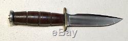 Vintage 1980 Al Mar Grunt 1 Fighting Dagger Knife DeOpressoLiber Green Berets