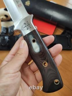 Vintage 1980' Al Mar Seki Japan Fighting Dagger Knife Sheath Case