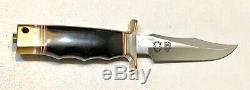 Vintage 1980 Al Mar Seki Japan Fighting Dagger Knife Sheath Case Papers Mint