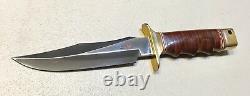 Vintage 1980' Al Mar Seki Japan Fighting Dagger Knife Sheath Mint