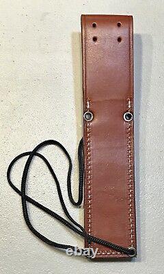 Vintage 1980' Al Mar Seki Japan Fighting Dagger Knife Sheath Mint