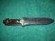 Vintage 1980's Jc Crowning Knife Fighting Dagger Spain 440 Stainless 11 Oal
