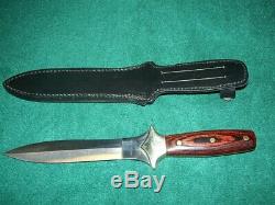 Vintage 1980's JC Crowning knife Fighting Dagger Spain 440 Stainless 11 OAL