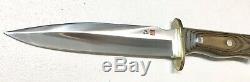 Vintage 1980Al Mar Seki Japan Fighting Dagger Knife LE188/200 Sheath 13