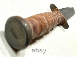 Vintage 1989 Case Bradford PA USMC Marine Combat Fixed Blade Dagger Knife Sheath