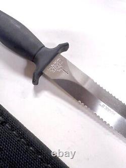 Vintage 80s Gerber Mark II Fighting Dagger Knife 5700 w Nylon Sheath