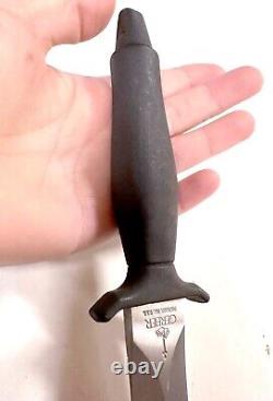 Vintage 80s Gerber Mark II Fighting Dagger Knife 5700 w Nylon Sheath