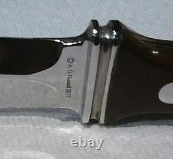 Vintage A. G. AG Russell 1977 Sting Boot Fighting Dagger Knife Solingen Germany