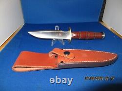 Vintage Al Mar Grunt I Fighting Dagger Knife Sheath