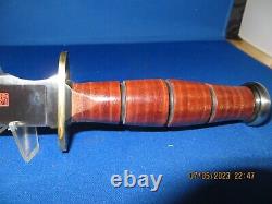 Vintage Al Mar Grunt I Fighting Dagger Knife Sheath