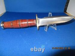 Vintage Al Mar Grunt I Fighting Dagger Knife Sheath