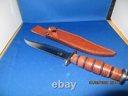 Vintage Al Mar Grunt II Model 4021 Fighting Dagger Knife Sheath